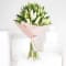 25 White Lilies | Pink Wrap